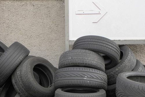 Tyres, shredding, rubber products
